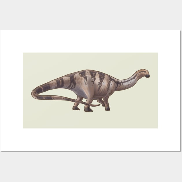 Brontosaurus excelsus Wall Art by CoffeeBlack